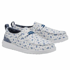 Hey Dude Ladies Wendy Bandana Patterned Slip On Shoe 122280231