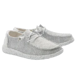 Hey Dude Ladies Wendy Sox Stone White Shoes 121410705