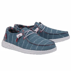 Hey Dude Wendy Denim Star Shoes 121412415