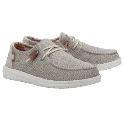 Hey Dude Ladies Wendy Knit II Desert Taupe Slip On Shoes 40061-1JM