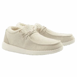 Hey Dude Cindy Light Beige Wool Lined Shoes 121980577