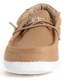 Hey Dude Youth Boys Tan Wally Shoes