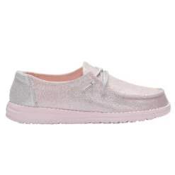 Hey Dude Girls Wendy Sparkling Pink Casual Shoes