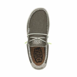 Hey Dude Wally Braided Fossil Slip Ons