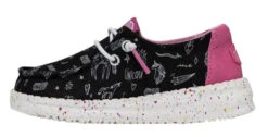 Hey Dude Girls Wendy Toddler Unicorn Black Casual Shoes