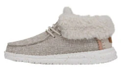 Hey Dude Girls Wendy Fold Youth Stitch Cozy Tan Casual Boots